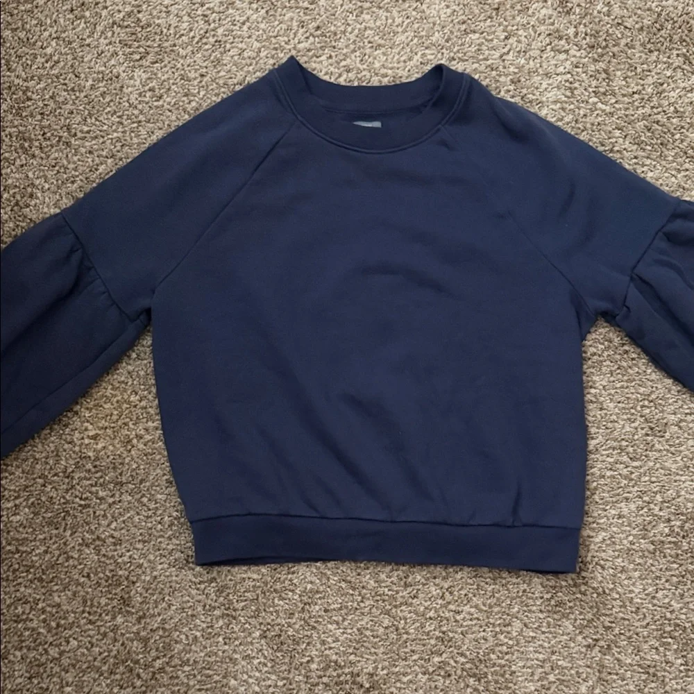 Navy Blue Women's Sweatshirt - Picture 5 of 5
